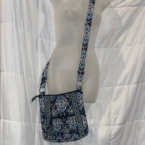 Vera Bradley Hipster Crossbody Bag Ink Blue Floral | Everyday Hands-Free Style